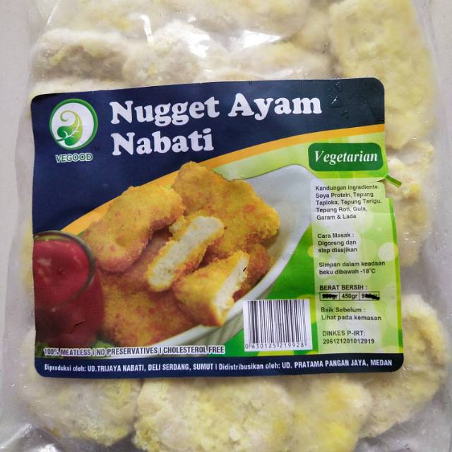 Vegood Chicken Nugget 450g Bag