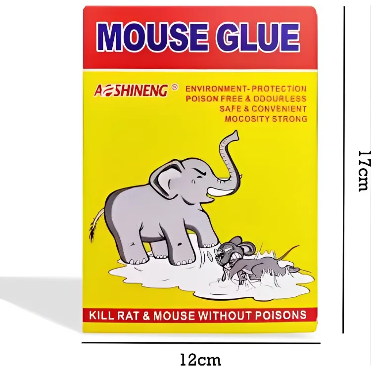 Trap Glue Mouse/Rat Elephant Stamp 6 Pcs Pack 