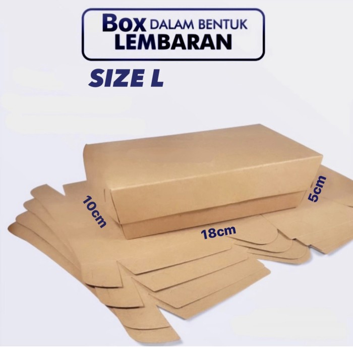 Lunch Box Craft Size "L" 100Pcs Bag
