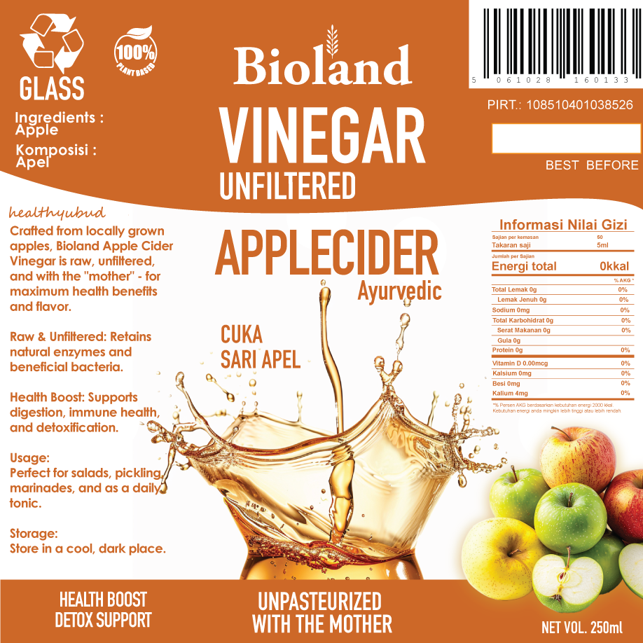 ACV Apple Cider Vinegar 6x250g