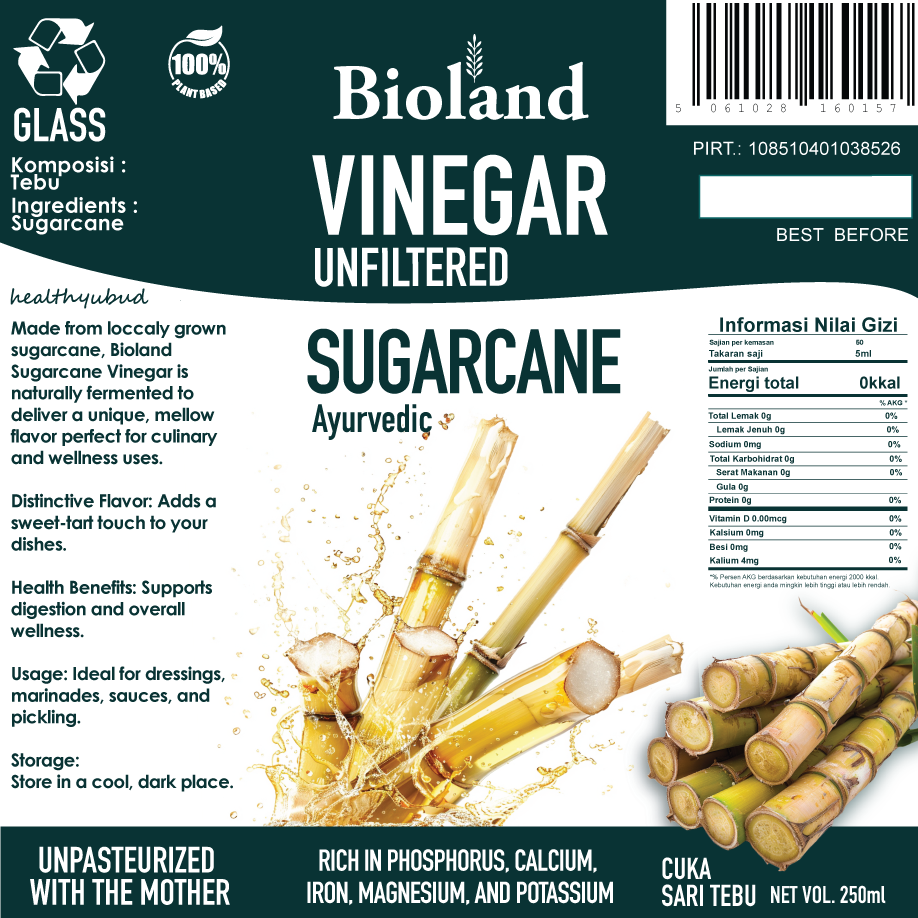 CCV Cane Cider Vinegar 6x250g