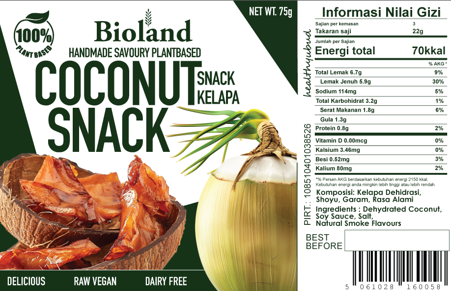 Coconut Snack 10x75g