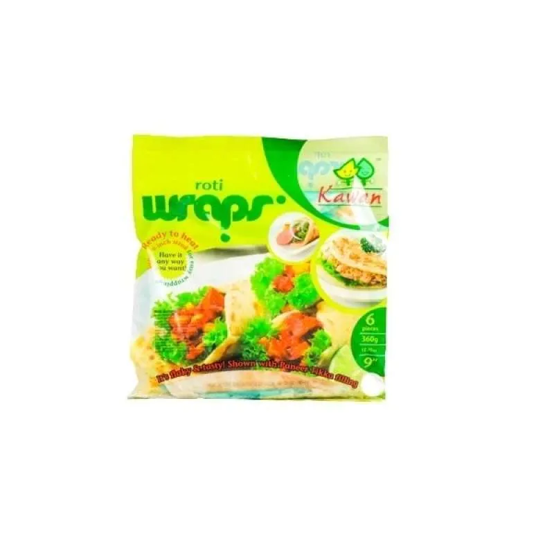 Wrap Roti Frozen Kawan 24x6pcs 