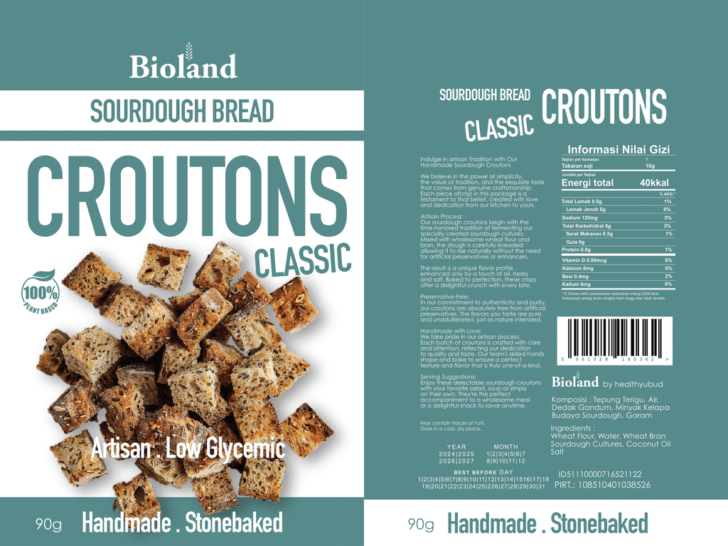 Croutons Sourdough 10x90g