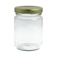 Jar Glass Round with Lid 250ml (96pcs Box)