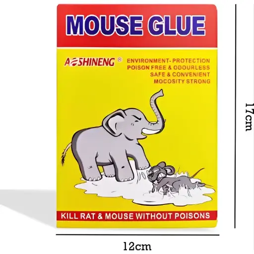 Trap Glue Mouse/Rat Elephant Stamp 6 Pcs Pack 