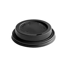 Lid Paper Cup 10-16oz Black 100pcs Bag