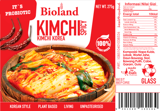 Bioland Kimchi Korean 6x275g
