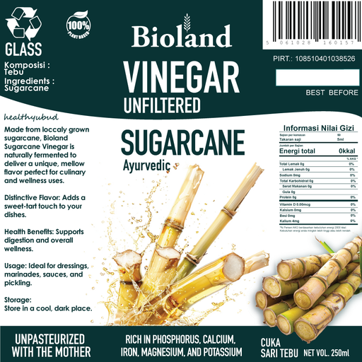CCV Cane Cider Vinegar 6x250g
