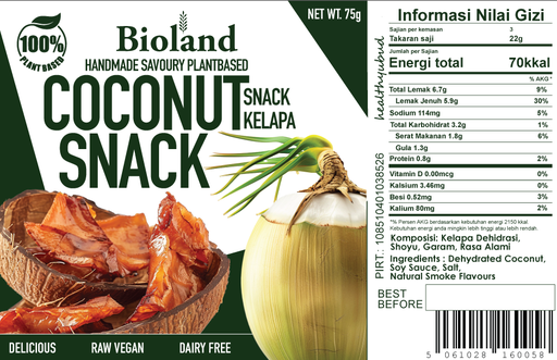 Coconut Snack 10x75g