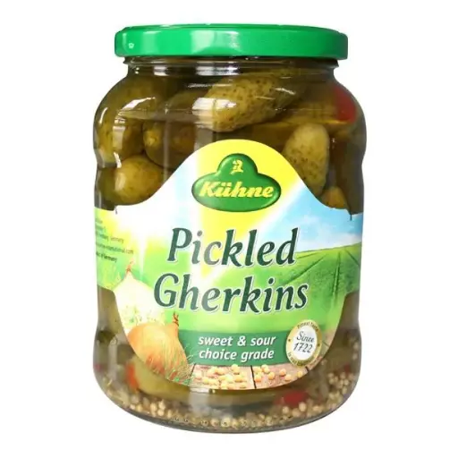 Gerkhin Pickle Kuhne 370ml Jar 